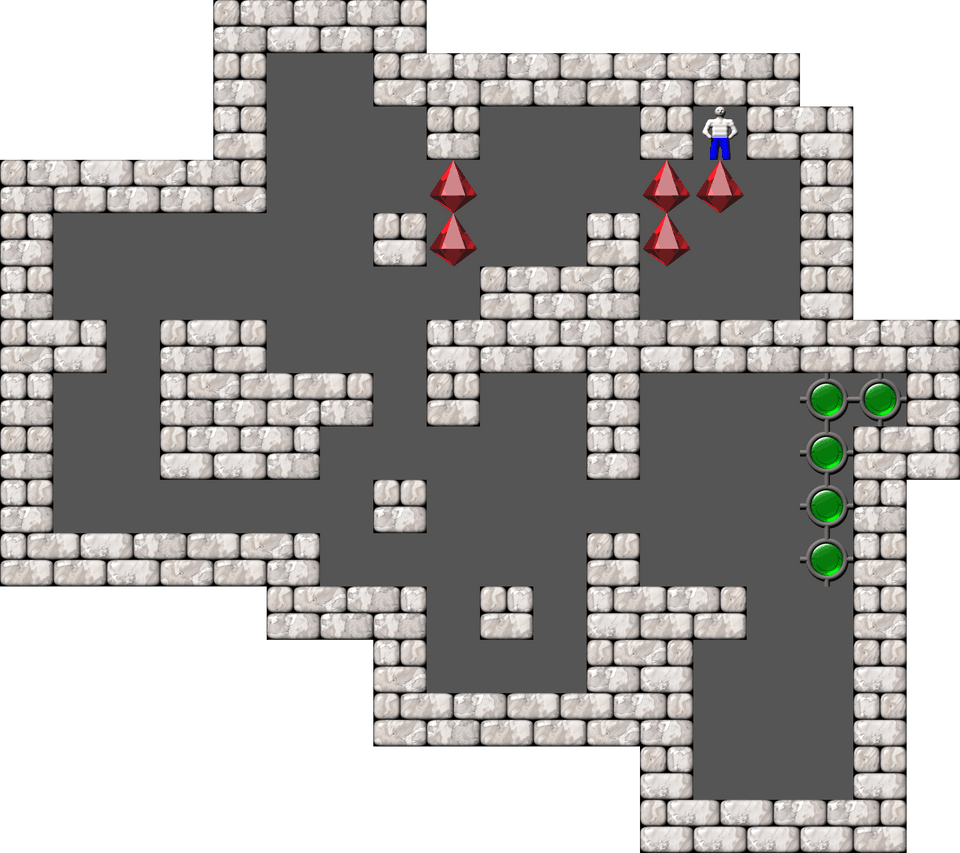 Sokoban Kevin B. Reilly Arranged level 160